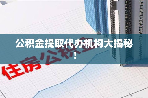 鲤城公积金提取代办机构大揭秘！